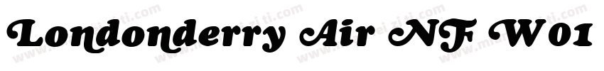 Londonderry Air NF W01 Bold字体转换